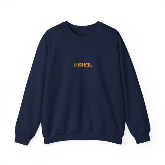 HISHER. Original NAVY Unisex Heavy Blend™ Crewneck Sweatshirt