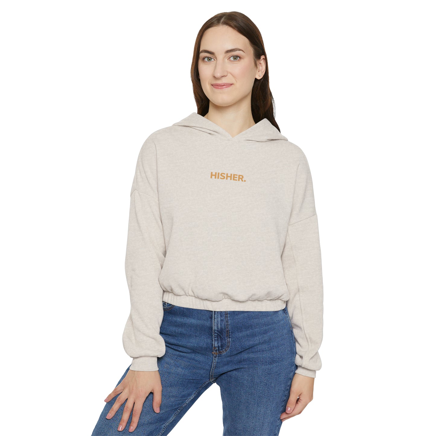 HISHER. Original Women's Cinched Bottom Hoodie