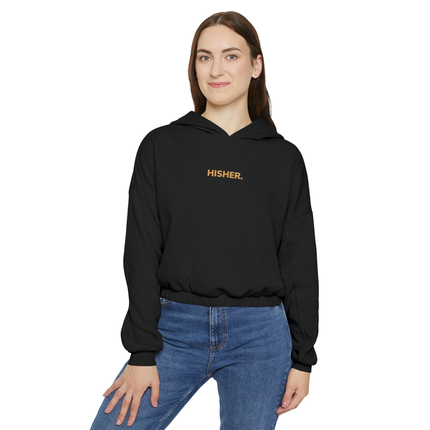 HISHER. Original Women's Cinched Bottom Hoodie