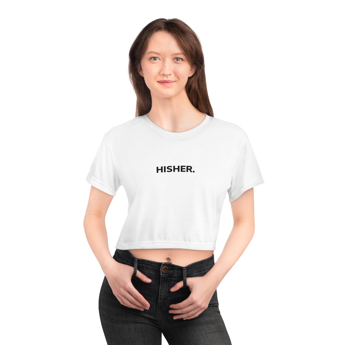 HISHER. Original Crop Tee